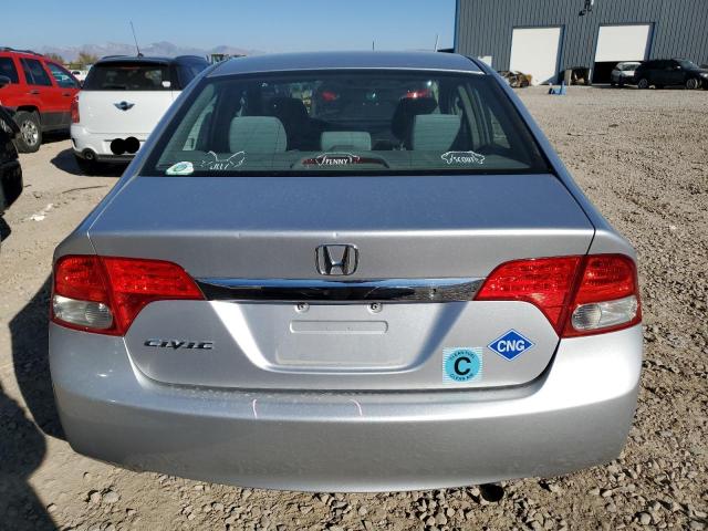 1HGFA465X9L001302 - 2009 HONDA CIVIC GX SILVER photo 6