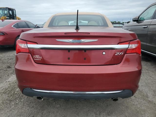 1C3BCBFG5DN597952 - 2013 CHRYSLER 200 LIMITED RED photo 6