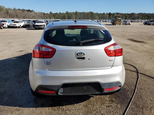 KNADM5A37D6293407 - 2013 KIA RIO LX SILVER photo 6