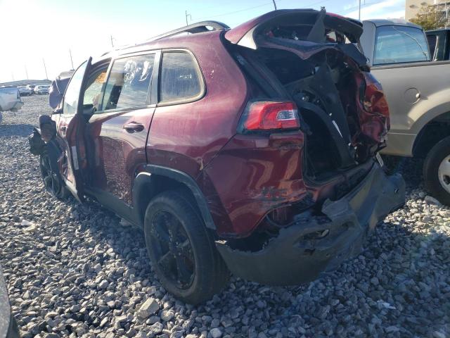 1C4PJLDB1JD607768 - 2018 JEEP CHEROKEE LIMITED BURGUNDY photo 2