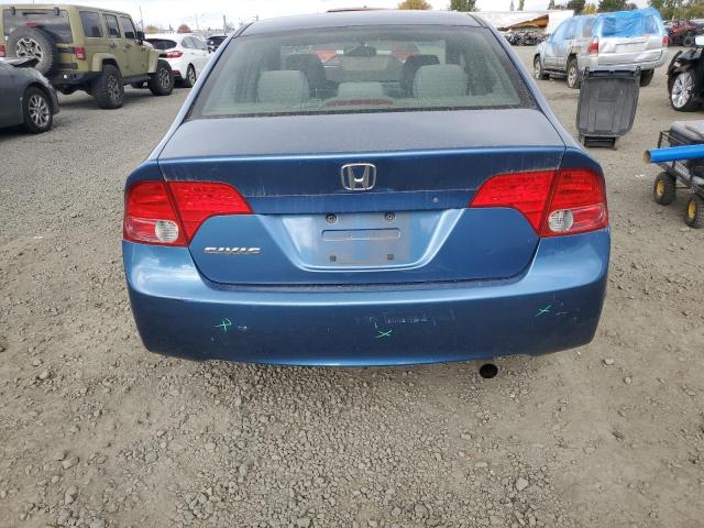 1HGFA16528L035036 - 2008 HONDA CIVIC LX BLUE photo 6