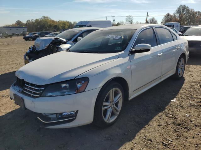 1VWCT7A31EC020363 - 2014 VOLKSWAGEN PASSAT SEL WHITE photo 1