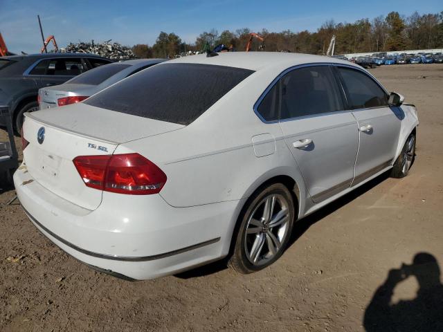 1VWCT7A31EC020363 - 2014 VOLKSWAGEN PASSAT SEL WHITE photo 3