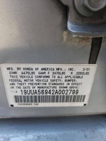 19UUA56942A002799 - 2002 ACURA 3.2TL TYPE-S SILVER photo 13