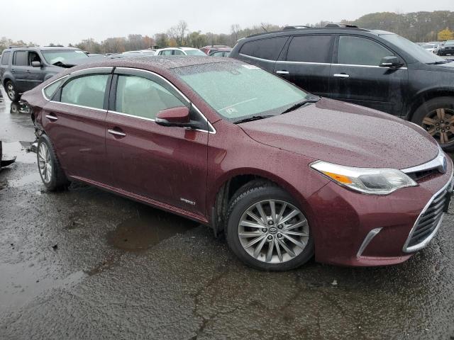 4T1BD1EB6JU060805 - 2018 TOYOTA AVALON HYBRID MAROON photo 4