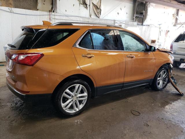 2GNAXVEV3J6110817 - 2018 CHEVROLET EQUINOX PREMIER ORANGE photo 3