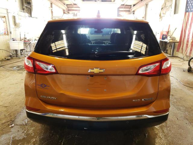 2GNAXVEV3J6110817 - 2018 CHEVROLET EQUINOX PREMIER ORANGE photo 6