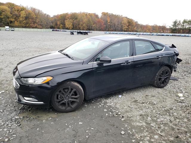 3FA6P0H95HR266480 - 2017 FORD FUSION SE BLACK photo 1