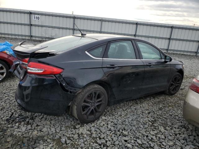 3FA6P0H95HR266480 - 2017 FORD FUSION SE BLACK photo 3