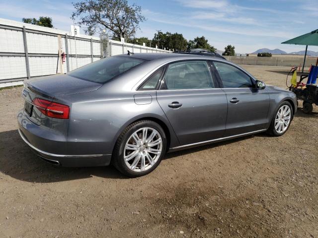 WAU3GAFD2FN041005 - 2015 AUDI A8 L QUATTRO GRAY photo 3