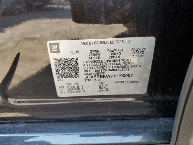 5GAERBKW2JJ190907 - 2018 BUICK ENCLAVE ESSENCE 石墨色 照片 13