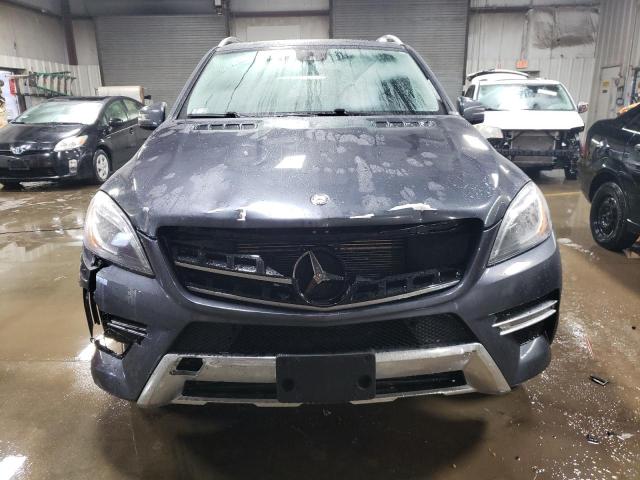 4JGDA5HB1FA526511 - 2015 MERCEDES-BENZ ML 350 4MATIC BLUE photo 5