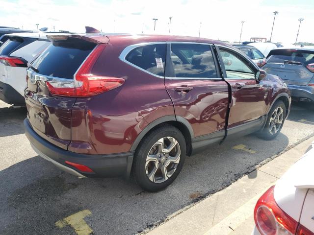 7FARW1H56JE000359 - 2018 HONDA CR-V EX BURGUNDY photo 3