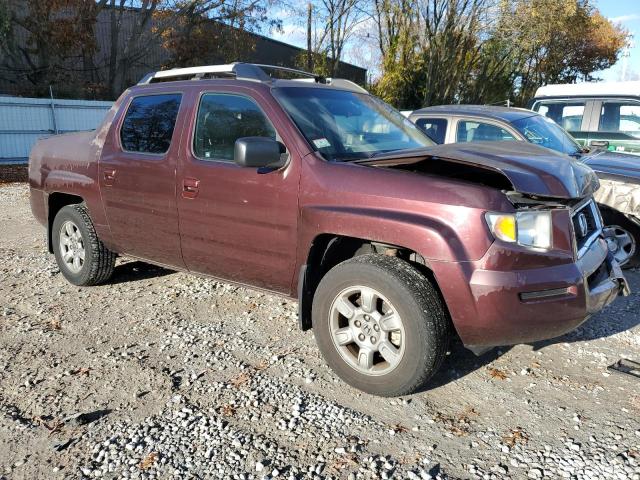 2HJYK16378H517836 - 2008 HONDA RIDGELINE RTX BURGUNDY photo 4