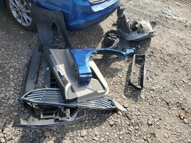 3FA6P0H76HR348247 - 2017 FORD FUSION SE BLUE photo 12