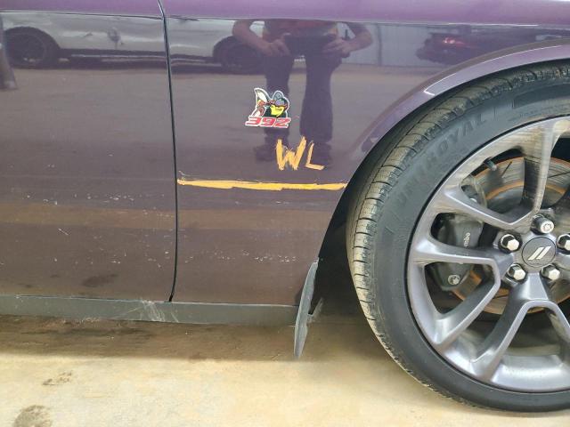 2C3CDZFJXLH198659 - 2020 DODGE CHALLENGER R/T SCAT PACK PURPLE photo 12