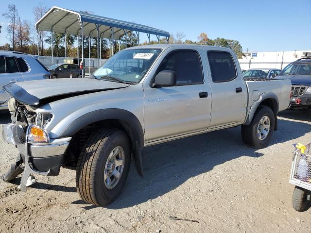 5TEGN92N12Z889858 - 2002 TOYOTA TACOMA DOUBLE CAB PRERUNNER SILVER photo 1