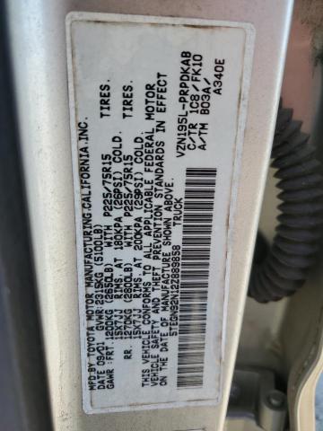 5TEGN92N12Z889858 - 2002 TOYOTA TACOMA DOUBLE CAB PRERUNNER SILVER photo 12