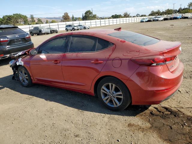 5NPD84LF5HH116262 - 2017 HYUNDAI ELANTRA SE RED photo 2