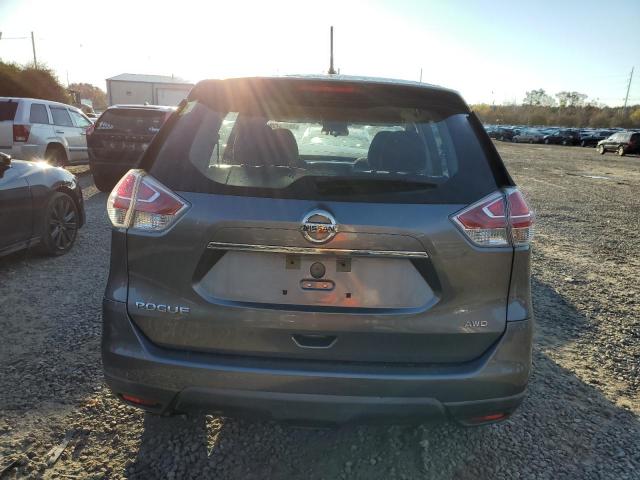 KNMAT2MV3GP695167 - 2016 NISSAN ROGUE S GRAY photo 6