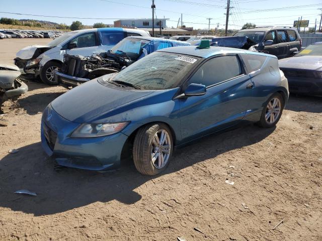 JHMZF1D46BS013088 - 2011 HONDA CR-Z TURQUOISE photo 1