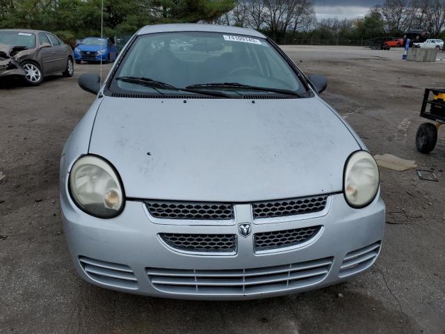 1B3ES56C75D245989 - 2005 DODGE NEON SXT SILVER photo 5