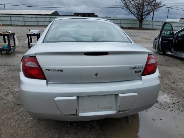 1B3ES56C75D245989 - 2005 DODGE NEON SXT SILVER photo 6