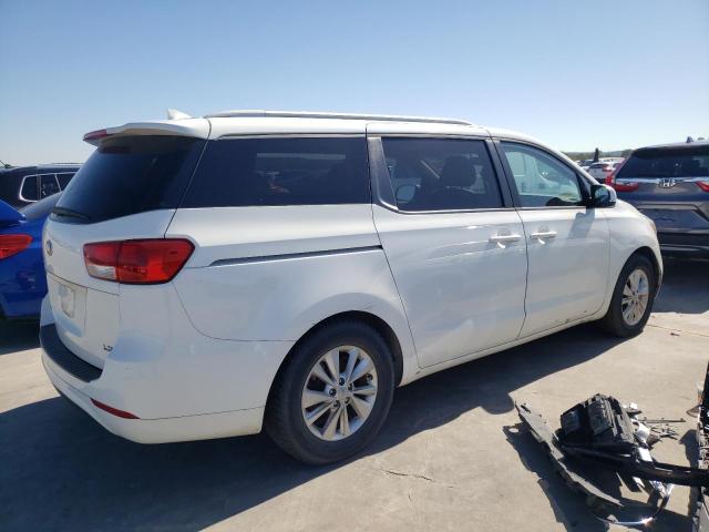 KNDMB5C14F6040407 - 2015 KIA SEDONA LX WHITE photo 3