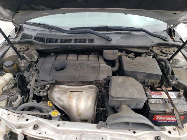 4T4BF3EK8BR190047 - 2011 TOYOTA CAMRY BASE SILVER photo 11