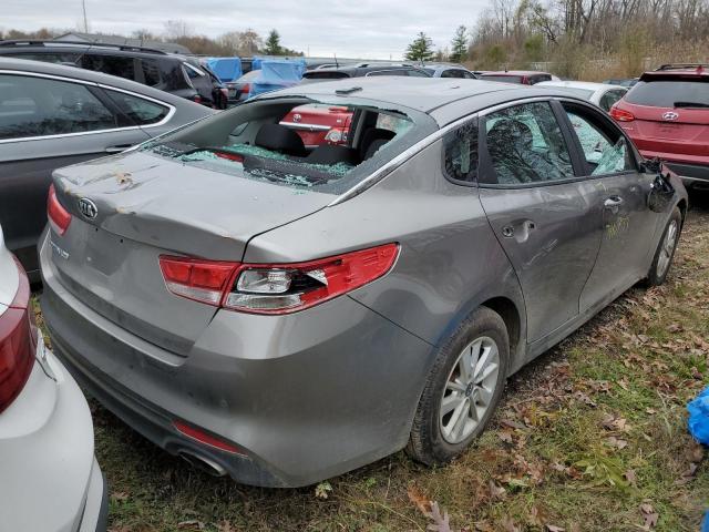 5XXGT4L33GG036342 - 2016 KIA OPTIMA LX GRAY photo 3