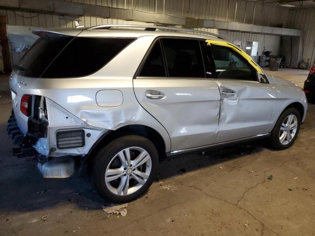 4JGDA5HB8FA544553 - 2015 MERCEDES-BENZ ML 350 4MATIC SILVER photo 3
