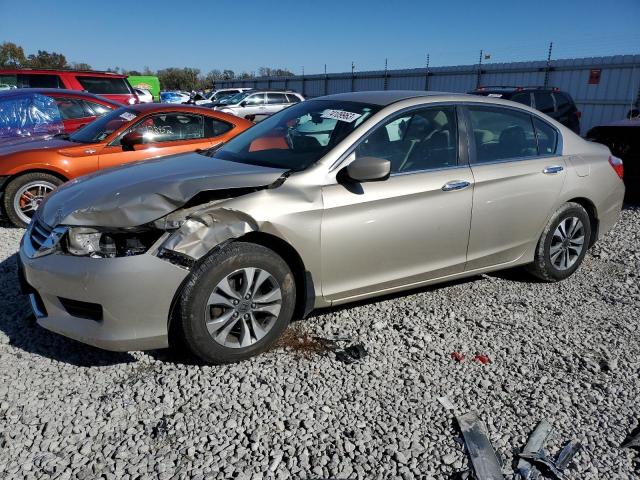 1HGCR2F32EA153272 - 2014 HONDA ACCORD LX BEIGE photo 1