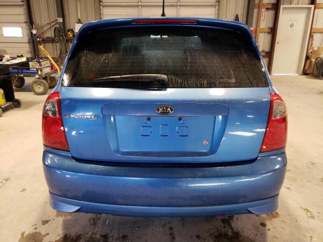 KNAFE161855082309 - 2005 KIA SPECTRA BLUE photo 6