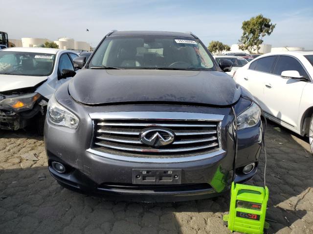 5N1CL0MM9EC546041 - 2014 INFINITI QX60 HYBRID GRAY photo 5