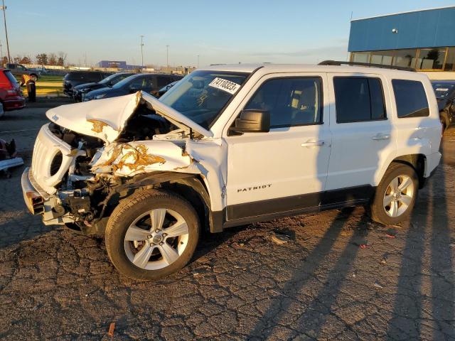 1C4NJRFB4ED885402 - 2014 JEEP PATRIOT LATITUDE WHITE photo 1