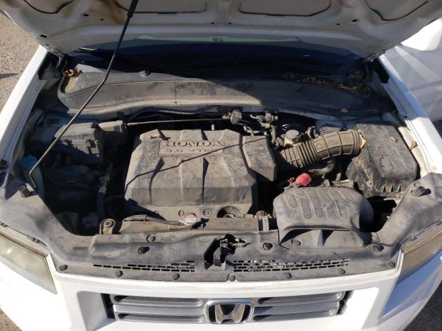 2HJYK16508H526895 - 2008 HONDA RIDGELINE RTL WHITE photo 11