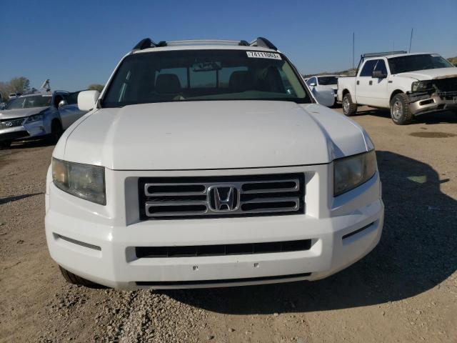 2HJYK16508H526895 - 2008 HONDA RIDGELINE RTL WHITE photo 5