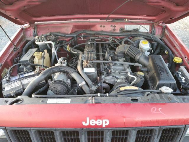 1J4FJ27S5WL269171 - 1998 JEEP CHEROKEE SE RED photo 11