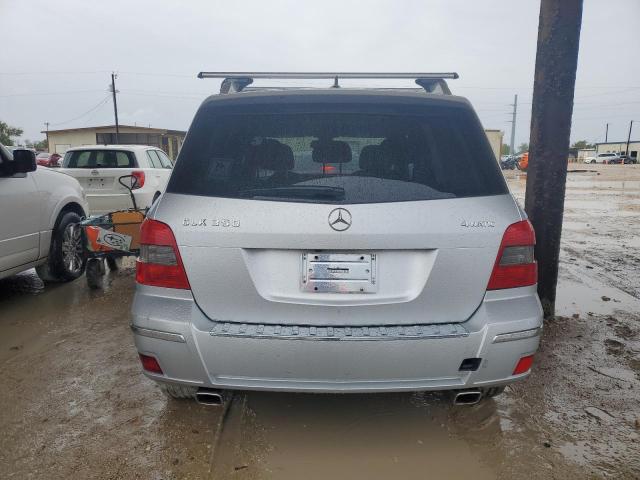 WDCGG8HB5BF649334 - 2011 MERCEDES-BENZ GLK 350 4MATIC SILVER photo 6