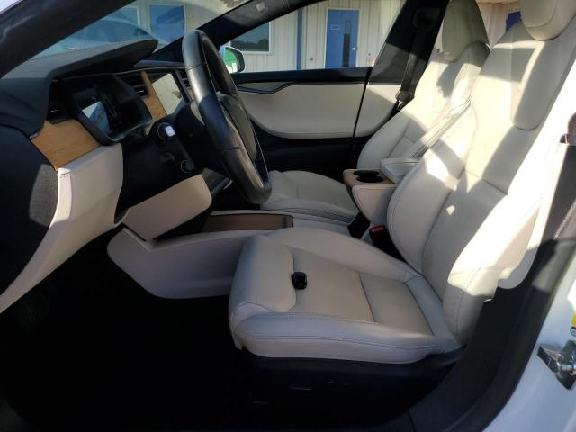 5YJSA1E26MF423520 - 2021 TESLA MODEL S WHITE photo 7