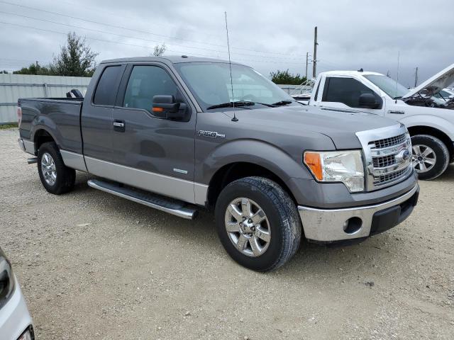 1FTFX1CT3EFA82473 - 2014 FORD F150 SUPER CAB GRAY photo 4