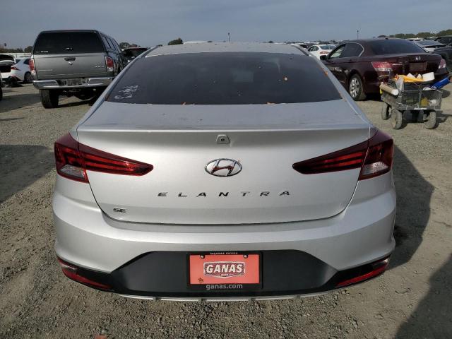 5NPD74LF6KH493581 - 2019 HYUNDAI ELANTRA SE SILVER photo 6