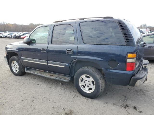 1GNEK13T95J200282 - 2005 CHEVROLET TAHOE K1500 BLUE photo 2