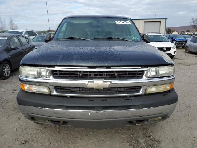 1GNEK13T95J200282 - 2005 CHEVROLET TAHOE K1500 BLUE photo 5