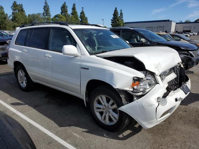 JTEDW21AX60013183 - 2006 TOYOTA HIGHLANDER HYBRID WHITE photo 4