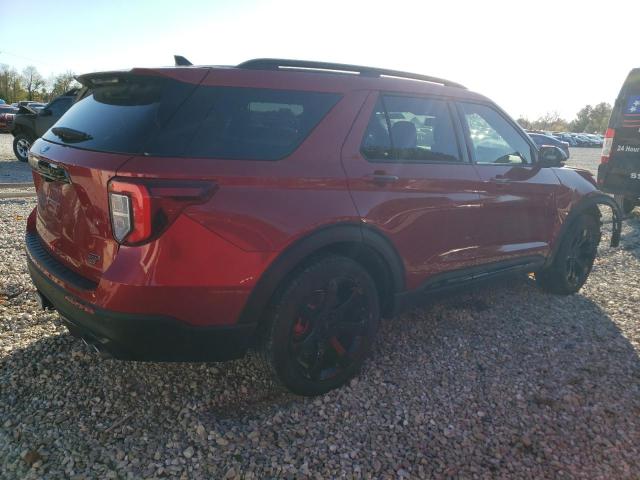 1FM5K8GC9MGA15636 - 2021 FORD EXPLORER ST RED photo 3