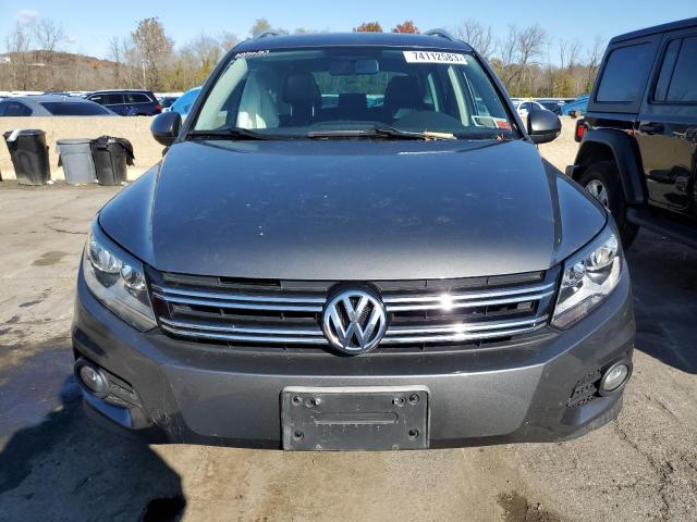 WVGBV7AX3CW081765 - 2012 VOLKSWAGEN TIGUAN S GRAY photo 5