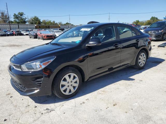 3KPA24AD2ME401571 - 2021 KIA RIO LX BLACK photo 1
