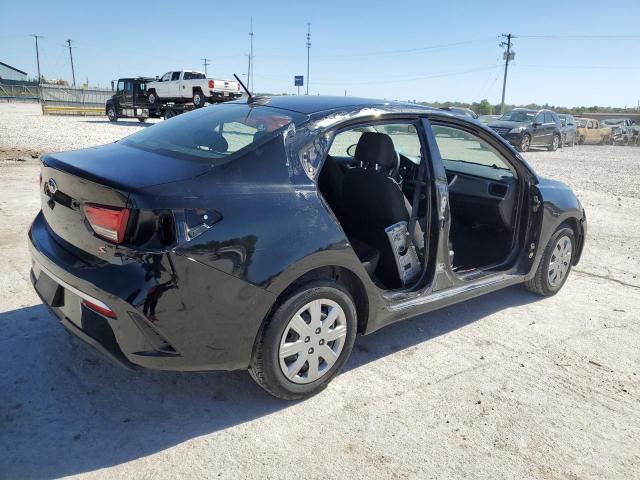 3KPA24AD2ME401571 - 2021 KIA RIO LX BLACK photo 3