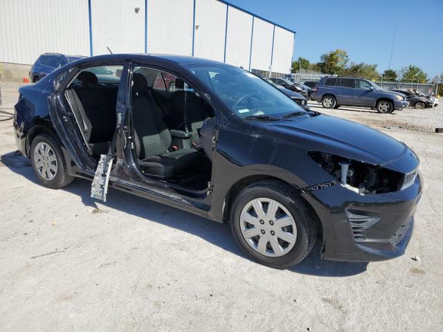 3KPA24AD2ME401571 - 2021 KIA RIO LX BLACK photo 4